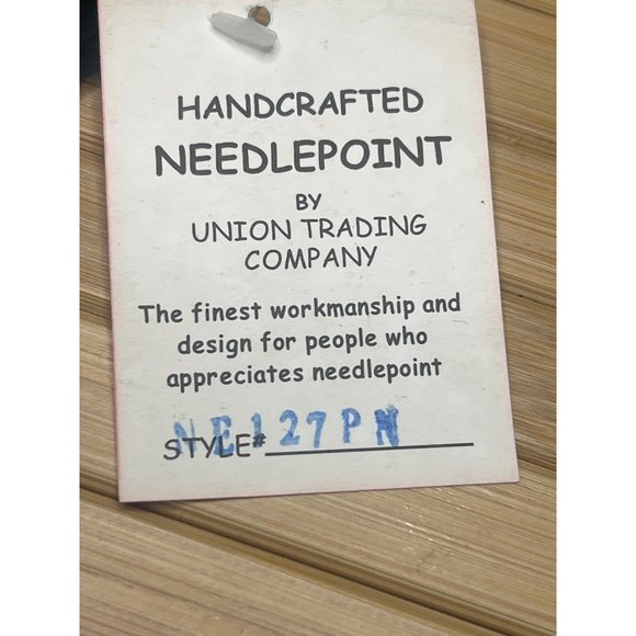 NWT Handcrafted Snoopy Peanuts Needlepoint Eyeglasses Holder Union Trading Co - Picture 5 of 6